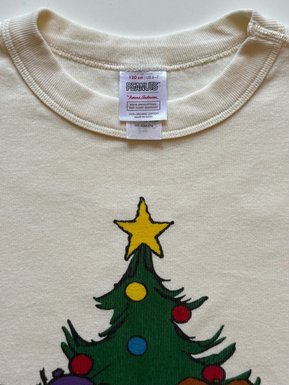Hanna Andersson x Peanuts Kids Holiday HannaJams™ Pajama Set - Size 6-7